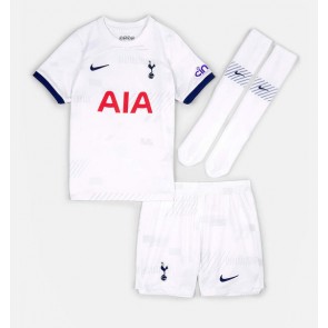 Tottenham Hotspur Replika Babytøj Hjemmebanesæt Børn 2023-24 Kortærmet (+ Korte bukser)